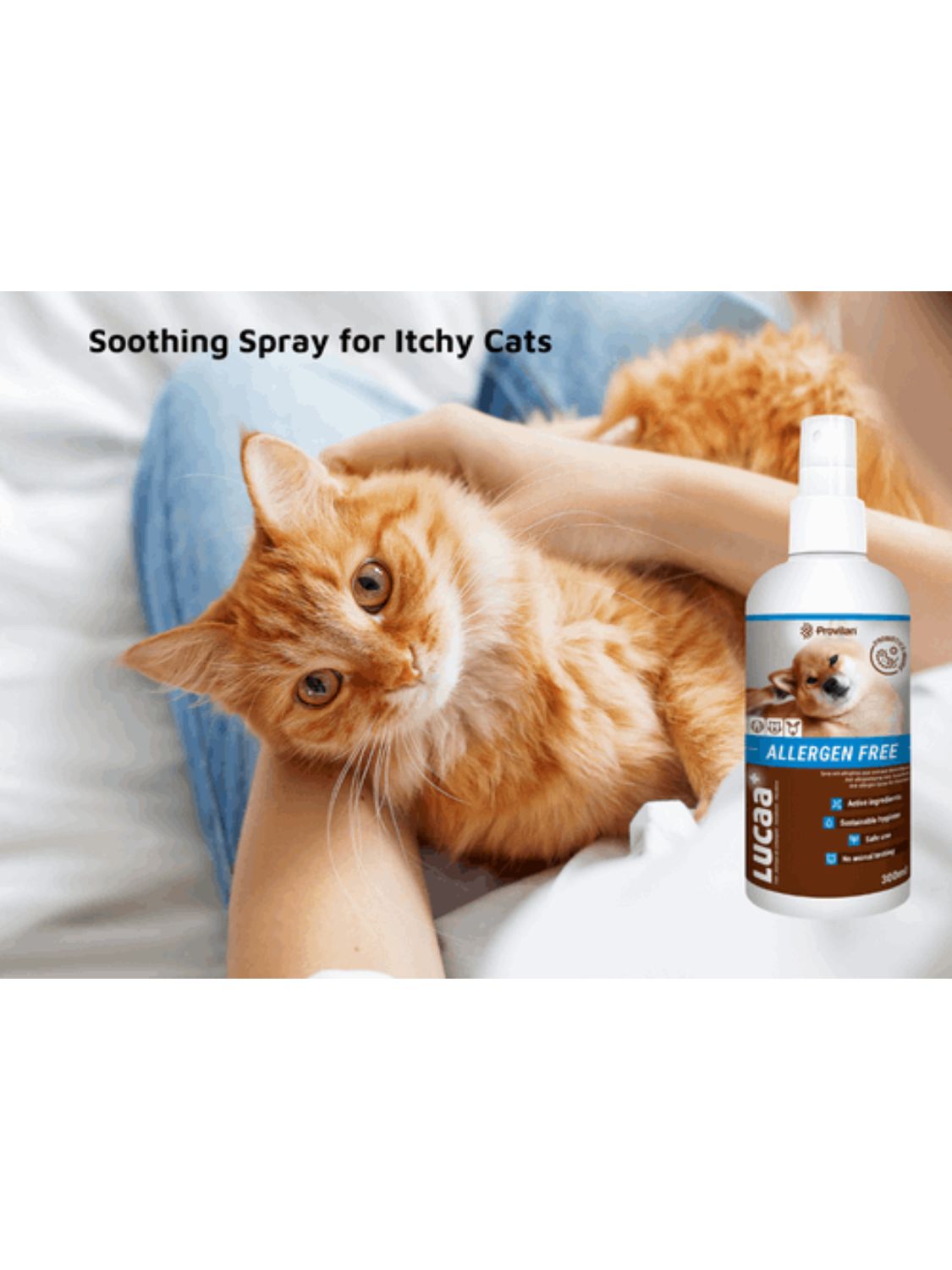 LUCAA+ Pet Probiotic Allergen-Free -Spray 300ml