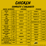 DOG- Chicken Complete & Balanced Blend - Nutritional Profile