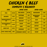 DOG- Chicken & Beef Blend (Completed and Balanced) - Nutritional Profile